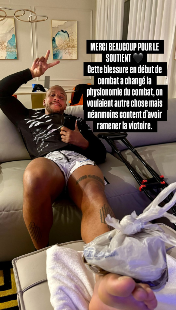 Cyril Gane donne des nouvelles après l'UFC 310