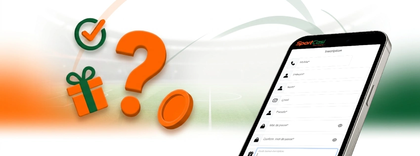 Y a-t-il un bonus d'inscription sur Sportcash Côte d'Ivoire ?