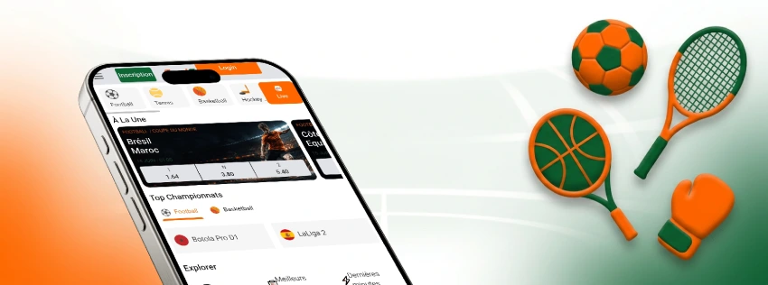 Sports disponibles sur Sportcash Côte d'Ivoire