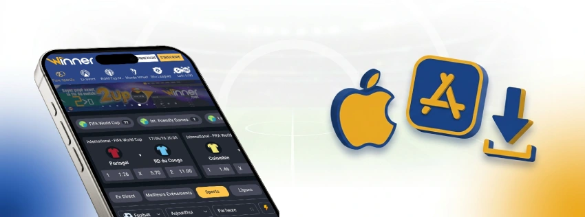 Application pour iOS Winnerbet