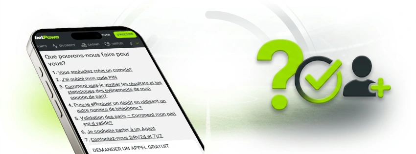 Betpawa FAQ inscription