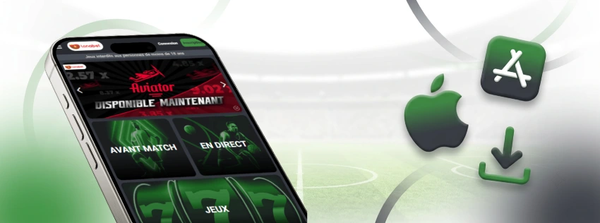 L’application LonaBet pour iOS